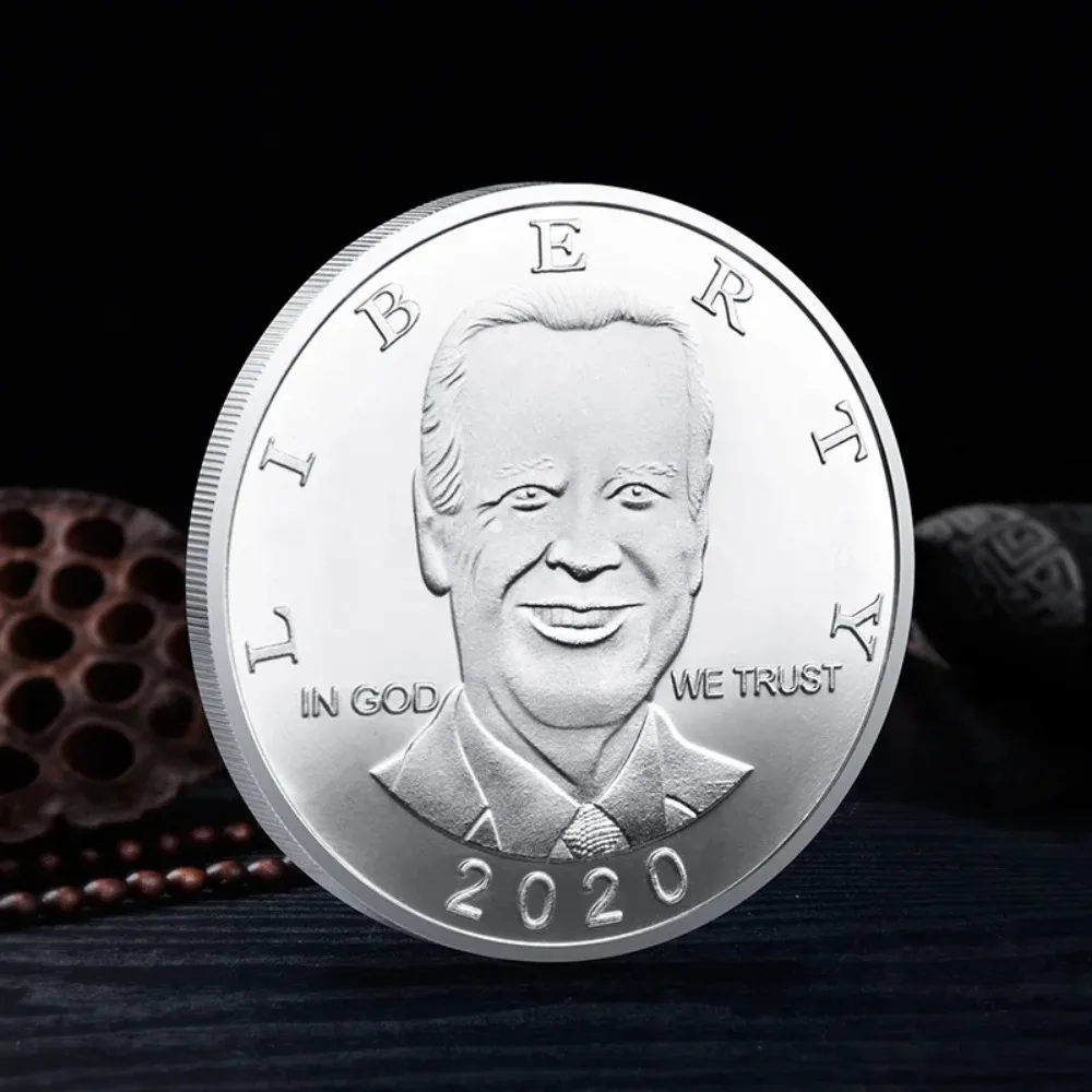 President of United States Souvenir Coin Joe Biden 2020 Collectible Gold Silver Plated Collection Gift Commemorative Coin