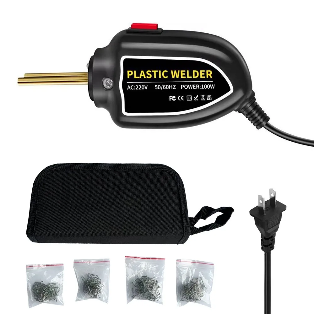 

Mini Plastic Welding Machine 100W Quickly Heating Bumper Repair Kit Plastic Soldering Iron Welding Equipment
