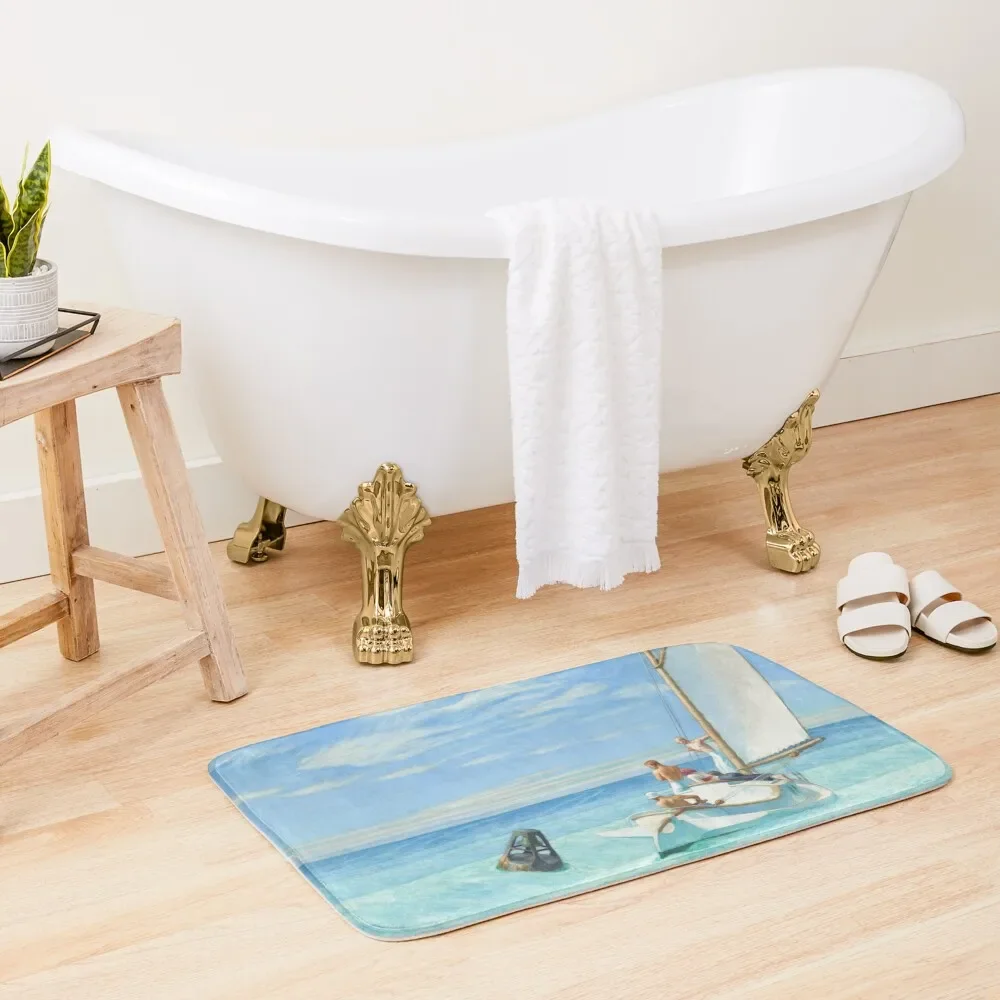 

Edward Hopper - Ground Swell Bath Mat Kit Bathroom Accessories For Shower And Services Mat