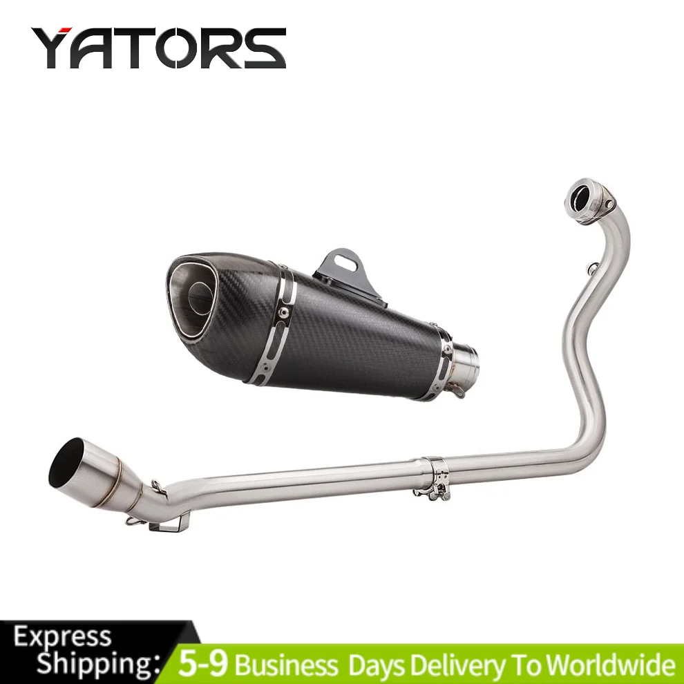 

For Yamaha FZ250 FZS250 Fazer 250 Exhaust System Escape Modify SlipOn Front Pipe Exhausts Pipes