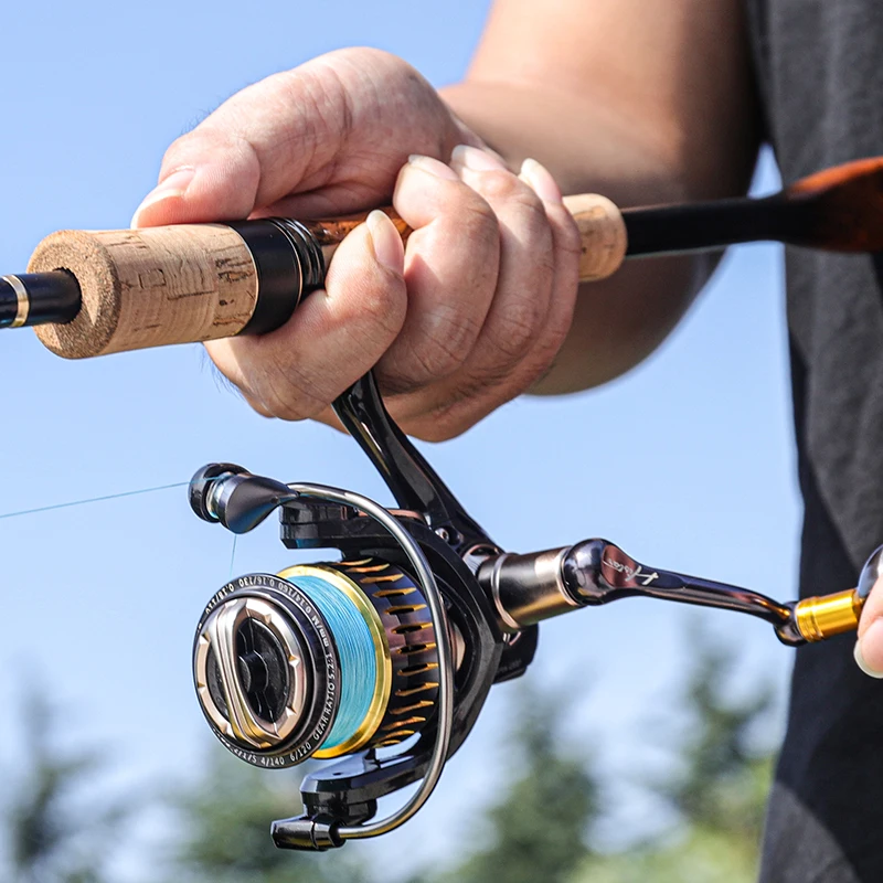 Imagem -04 - High Carbon Fishing Rod e Spinning Reel Combo Dkk-sic Guide Fast Action Triangle Handle S602l Sistema S662l 4.3 mm 1.8m 1.98m