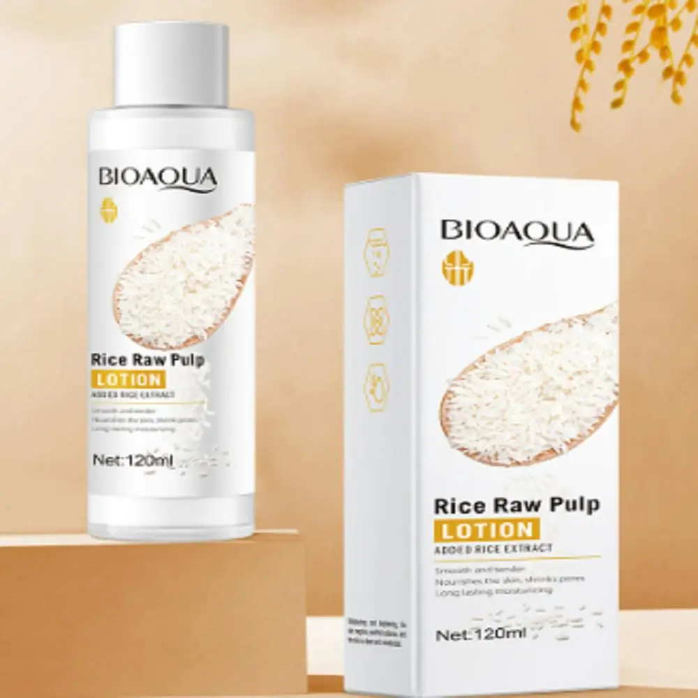

BIOAOUA Rice Puree Emulsion Moisturizing Water Brightening Lifting Deep Facial Cleanser Anti-aging Face Beauty Skin Care