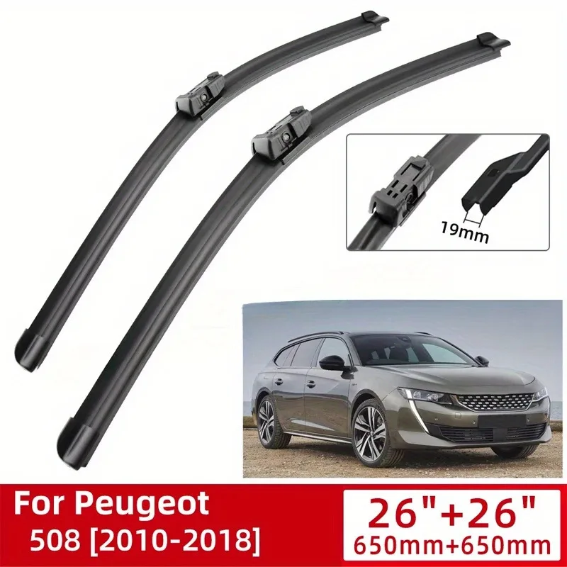 

Suitable for Peugeot 508 2010-2018 26+26 wiper blades Peugeot 508 wiper blades