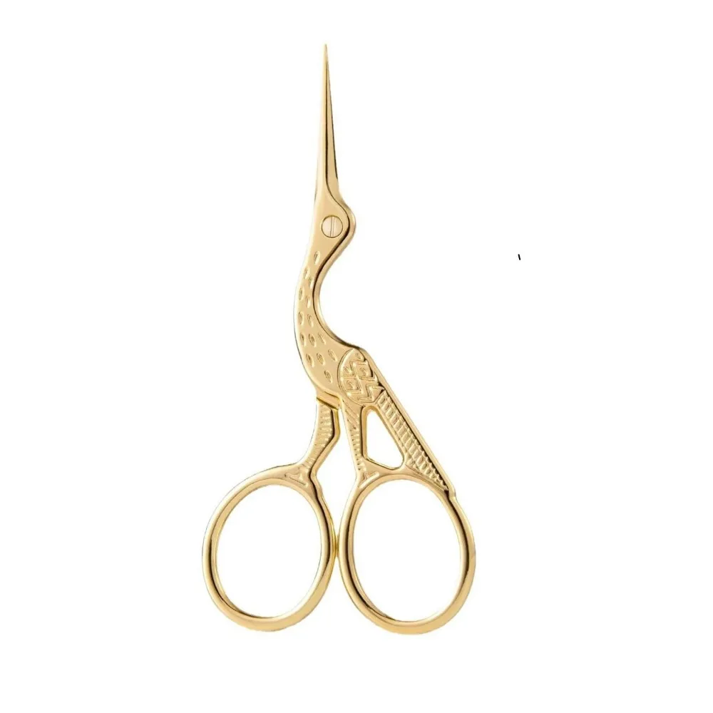 

Professional Tool Bird Shape Nail Art Shears Stainless Steel Precision Crane Embroidery Shears Vintage Cutters Handmade Crafts