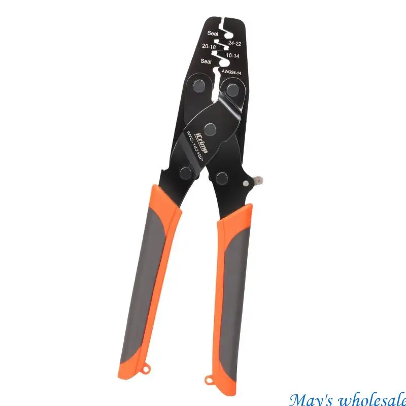 Completed Electrical Crimper Crimping Tool With Hard Storage Case Handle Various Terminals Types From AWG 24 To 14 448A