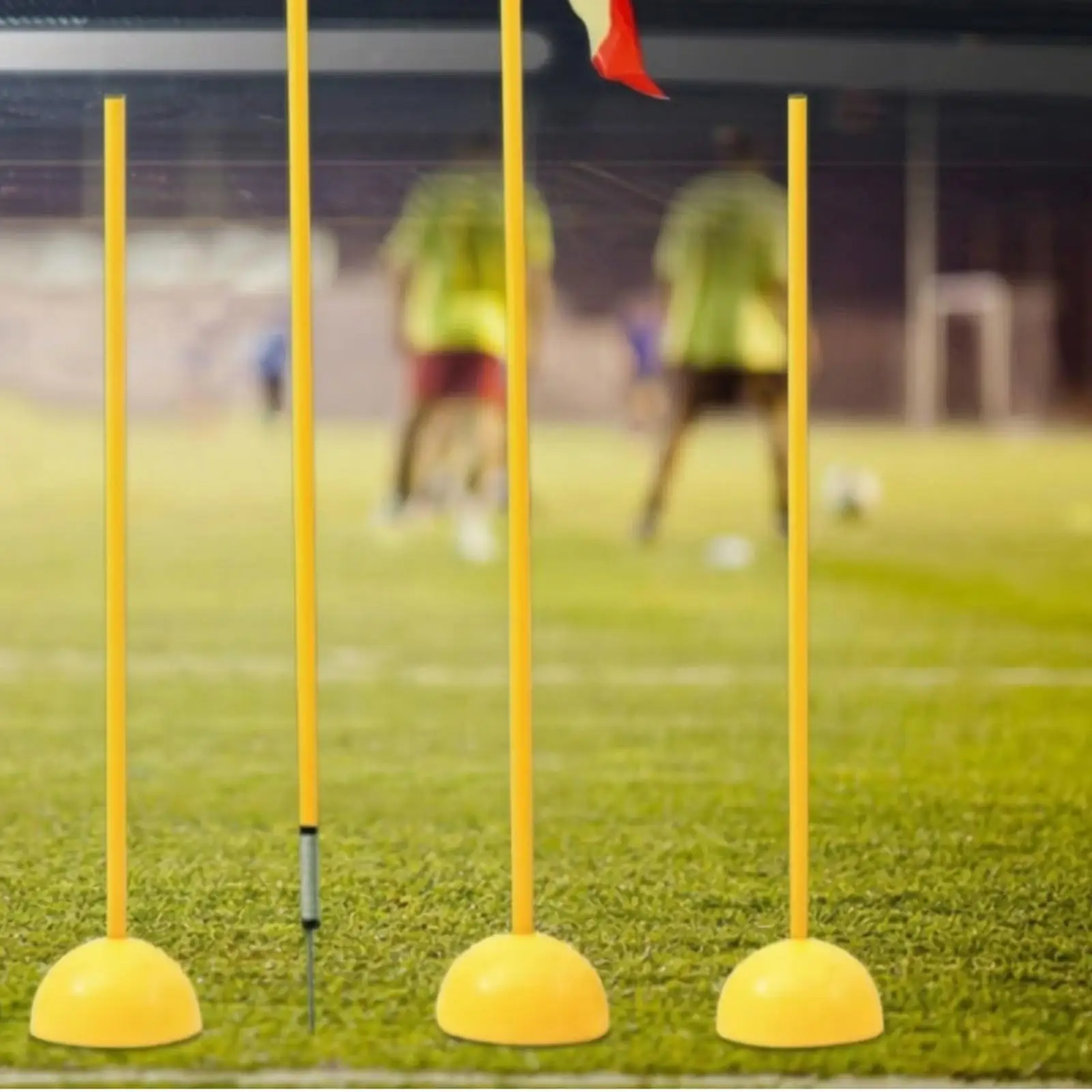 ABS Plastic Training Marker Base Water Fillable Pole Stand for Agility Course Soccer Field Boundary Setup