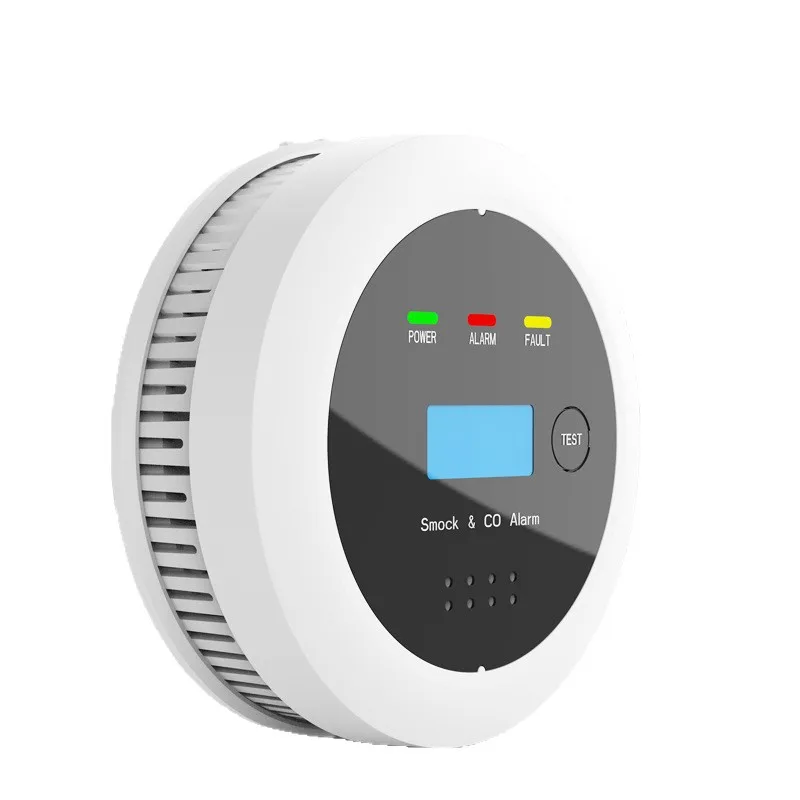UL/EN Dual-Certified Smoke Carbon Monoxide Combined Alarm CO Detector Fire Smoke Sensor Alarm for Home Safety