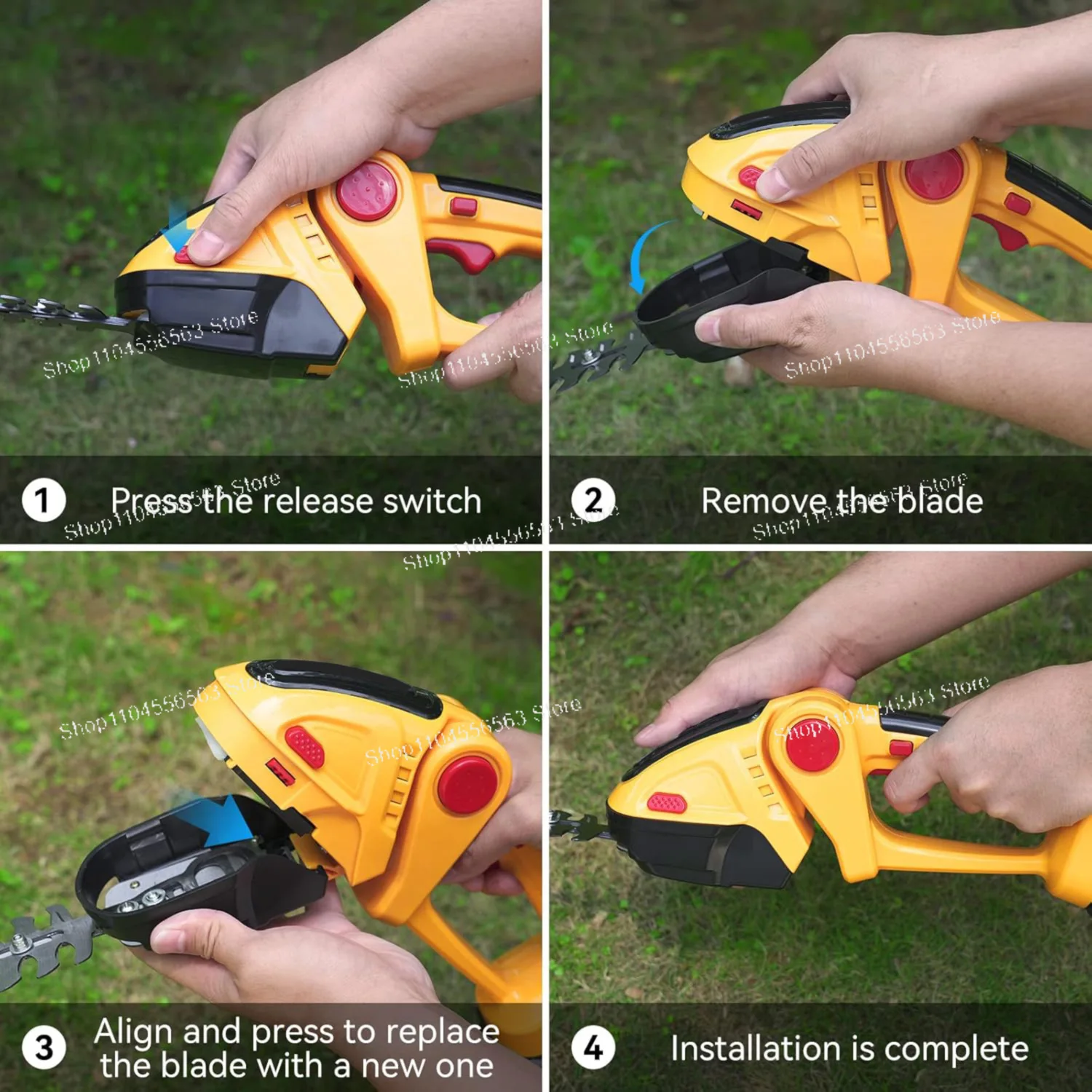 

Беспроводной литиевый кусторез для дома - мини-электрический триммер для живой изгороди