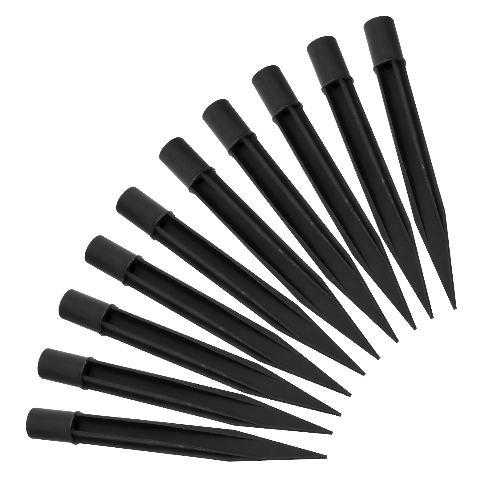 

10Pcs Easy Install Ground Stakes for Most Landscape Lighting Fixtures Long Lasting Ground Spikes Landscape Spike