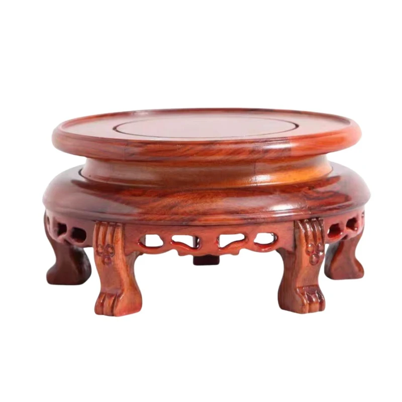 Mesa de clasificación de madera en miniatura de lujo, juegos de té y café, estatuillas de Pedestal, florero, maceta, soporte de exhibición, estantes para plantas bonsái