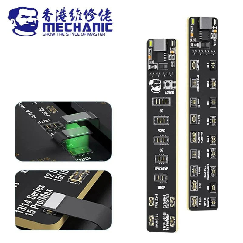 Imagem -01 - Android Battery Ativado Small Board Identificação Negativa Positiva Inteligente Painel de Ativação Mechanic-f009 F018 android battery ativado small board identificacao negativa positiva inteligente painel de ativacao mechanic f009 f018 01