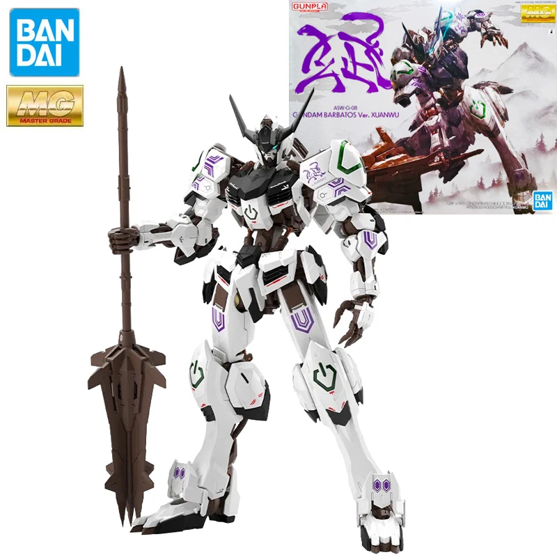 

Bandai Genuine Gundam Model Garage Kit MG Series 1/100 Gundam Barbatos Ver. Xuanwu Anime Action Figure Toys for Boys Collectible