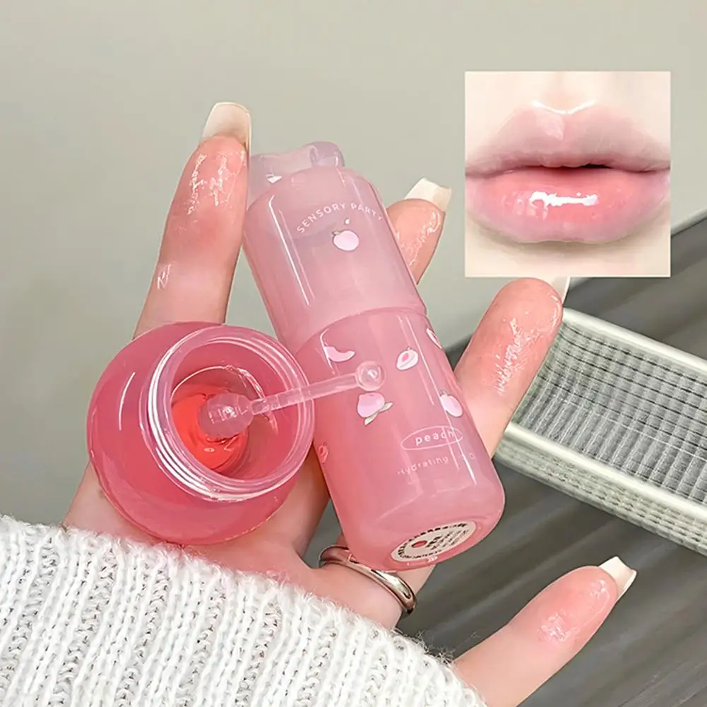 Hydraterende Lip Masker Fruitige Smaak Lippenbalsem Verminderen Verlicht Droogheid Diepe Hydratatie Lipverzorging Lijnen Lip Z9I2