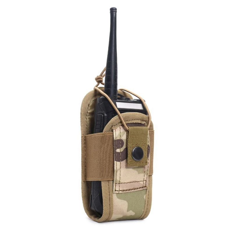 Portátil Walkie Talkie Bag, Rádio cintura Pack, Pocket Holder, caça, Camping saco de transporte