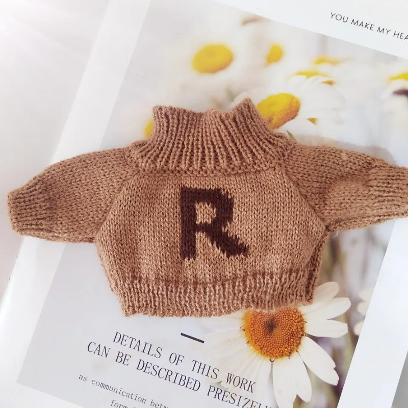 

20CM Cotton Doll Fat Body Doll Clothes Knitted Sweater No Attribute