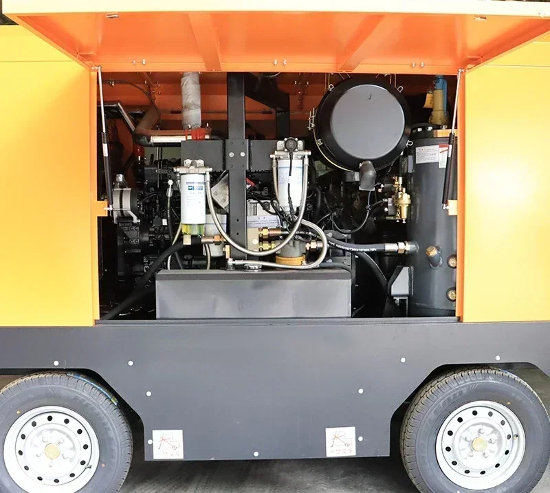 سعر جيد ضاغط لولبي للديزل المحمول ثنائي الوضع تبديل نفق الألغام موقع البناء خاص