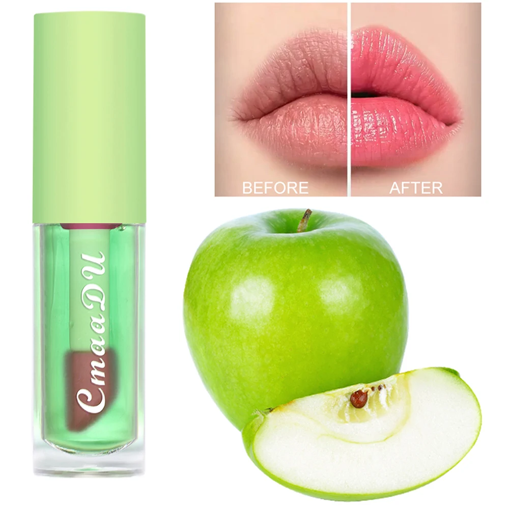 CmaaDu Green Apple Color Changing Lip Glaze Lasting waterproof non-stick cup moisture moisture not easy to fade