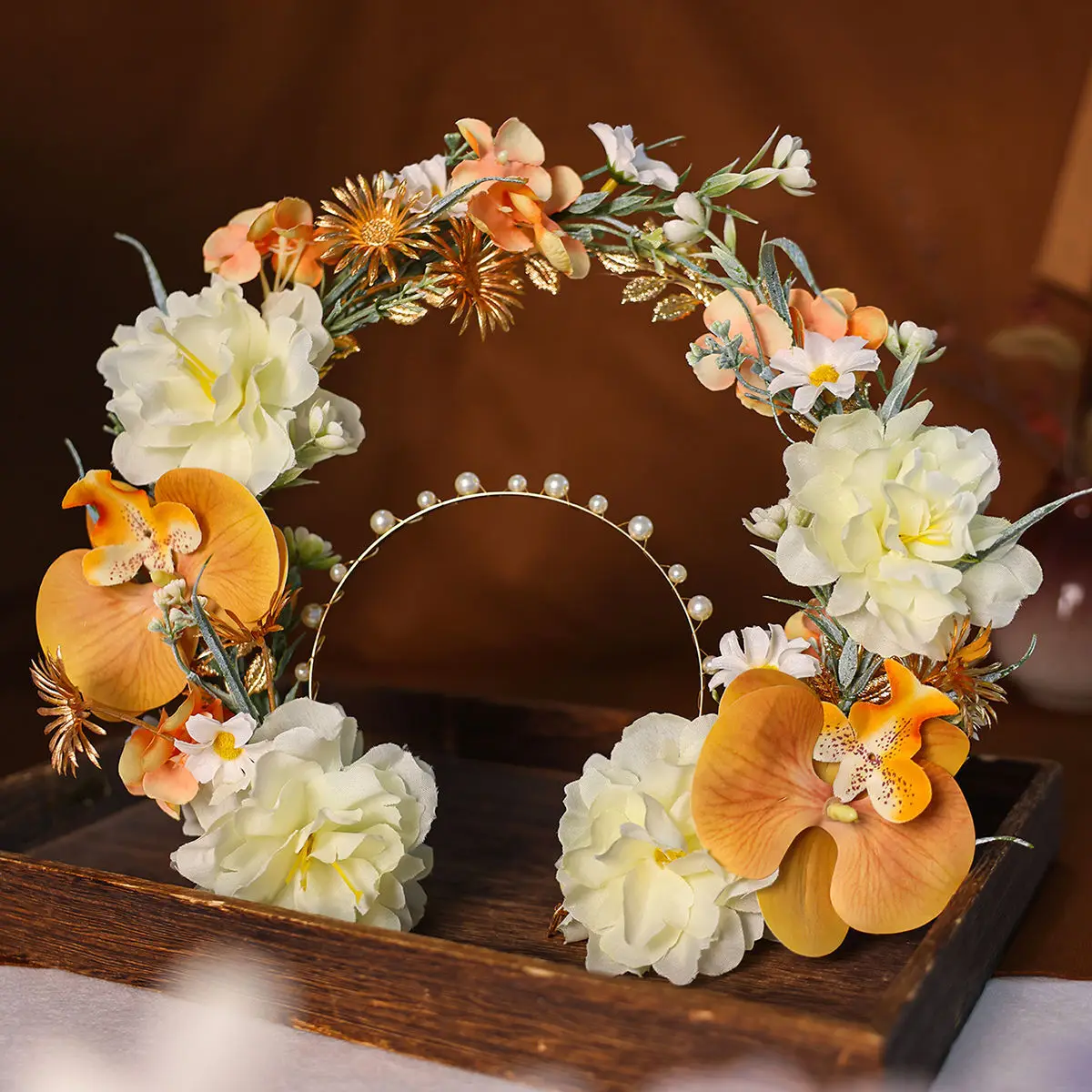 Internet celebrity non-traditional niche hairpin flower Fujian Quanzhou photo headdress Hanfu ancient style accessories flower