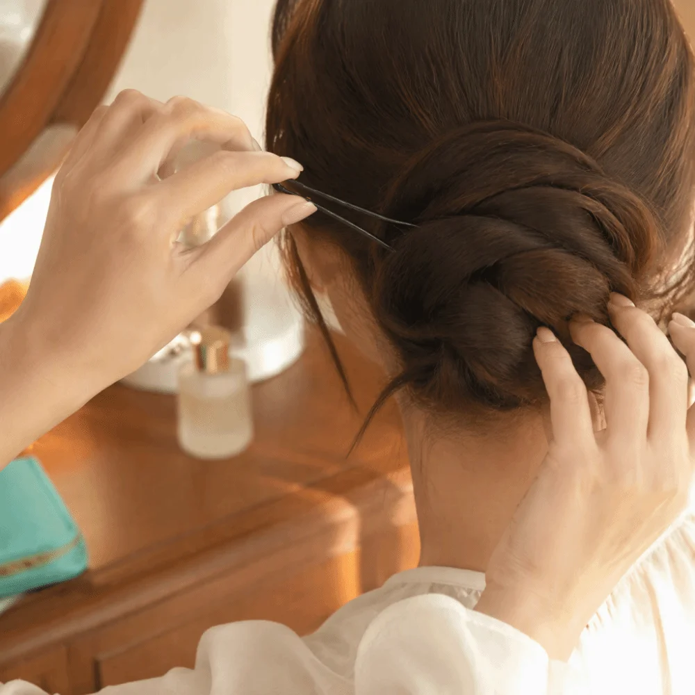 Fashion 500g Black Hair Clips Metal Invisible U-Shaped Bobby Pin Wavy Thickened U-Shaped Hairpins Salon 4