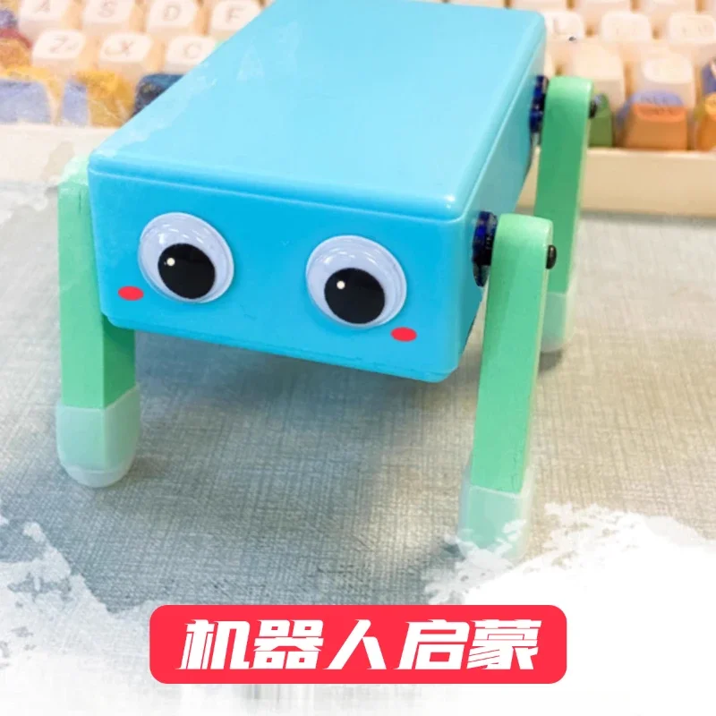 The little turtle robot dog will be enlightened and fun for Chinese kung fu robots, and can learn to assemble