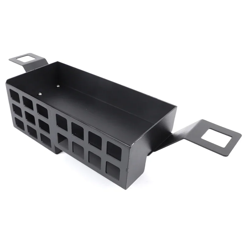 

Suetlcoity For Haval Mastodon 2023-25 Aluminum Alloy Black Car Storage Basket Under the Passenger Seat Interior Car Accessories