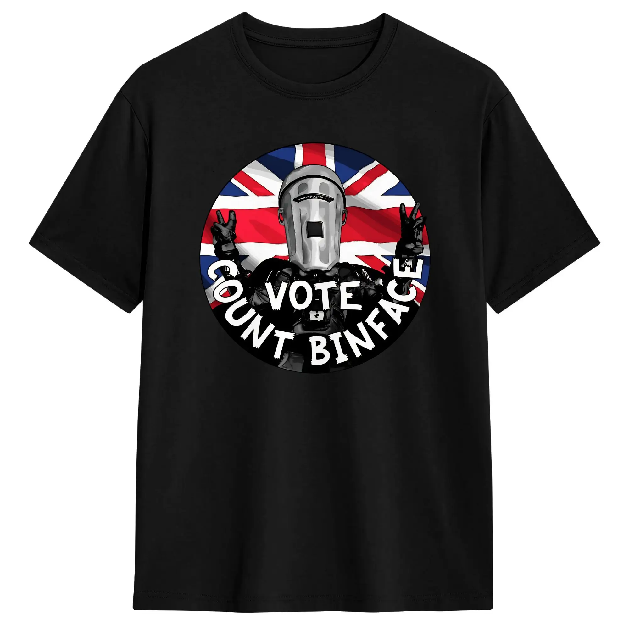 VOTE COUNT BINFACE Pure Cotton T-Shirt For Men Summer  Vintage T Shirts O Neck Harajuku Tee Shirt Oversized Wholesale Clothes