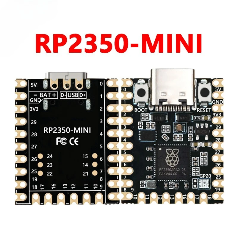Raspberry Pi Rp2350 Mini Development Board Pico2 Rp2350 IoT