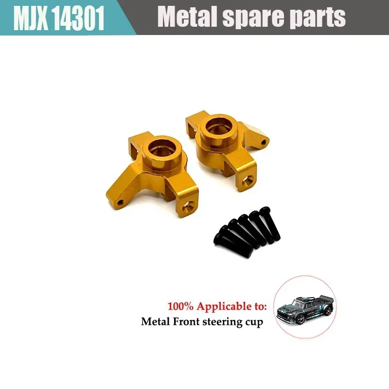 MJX Hyper Go 14303 14302 14301 soporte de torre de choque, brazo oscilante inferior superior delantero y trasero para 1/14 RC, piezas de actualización