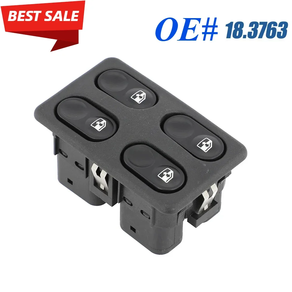 

18.3763 For LADA UAZ VAZ-2115 GAZ-3111 Car Auto Electric Master Window Switch Button 183763 2110-370972-00 2110-3709720