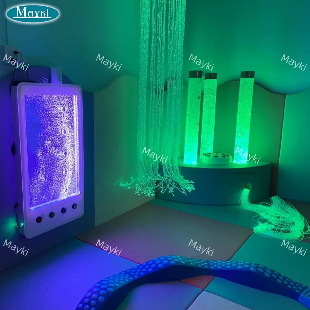 Ceiling Mounted Sensory Room Lights Fibre Optic Ceiling Curtain 150 Fibres And 45W Light Source