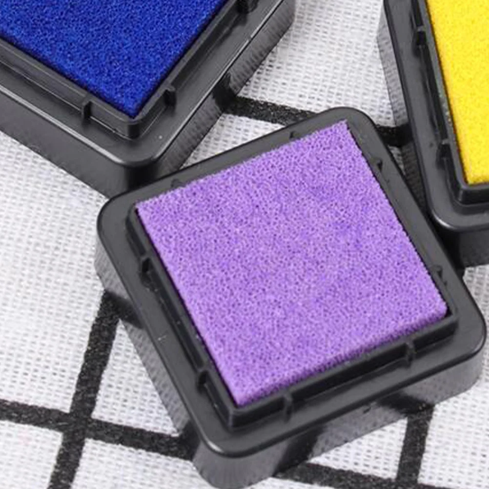 Set di tamponi di inchiostro per bambini da 5 pezzi, tamponi colorati a base d'acqua, facile da pulire, pittura con le dita, artigianato per bambini, attività d'arte, parete fai da te