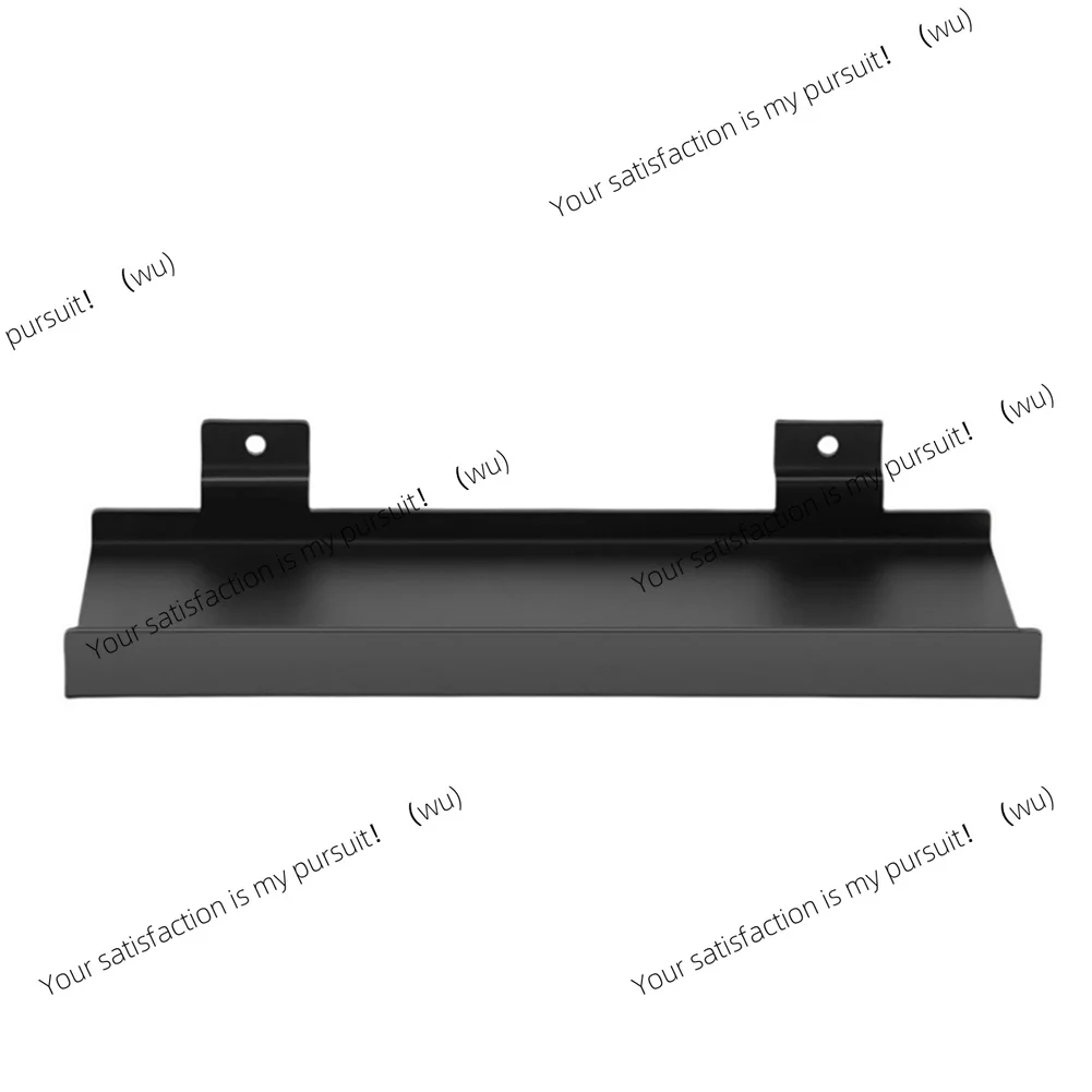 For Home Or Office Display, 25X12.5X3.5 Cm Space-Saving Organizer, Easy Install Metal Wall-Mounted Slat Shelf, Iron Storage Rack