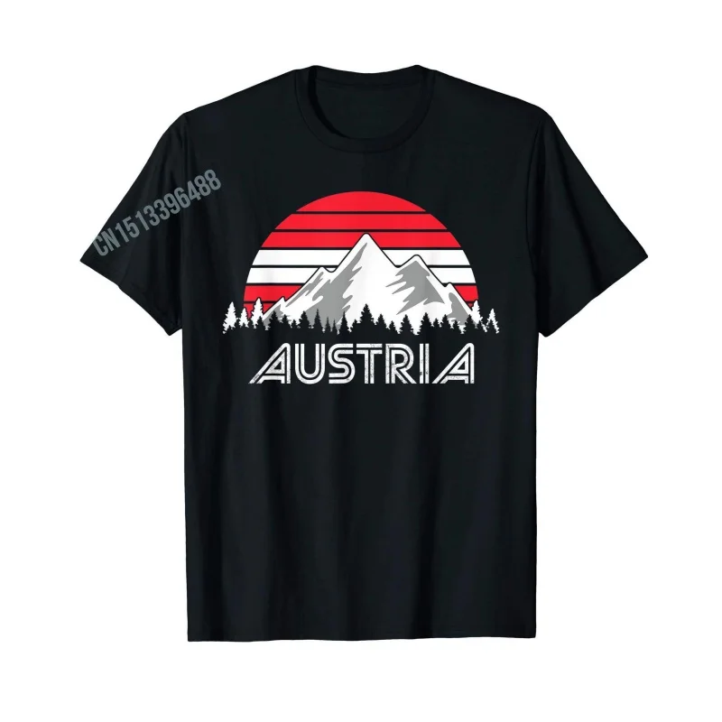 Men Women T Shirt More Design AUSTRIA Flag Vintage Distressed OSTERREICH Patriotic T-Shirt Hip Hop Tops 100% Cotton  Tees