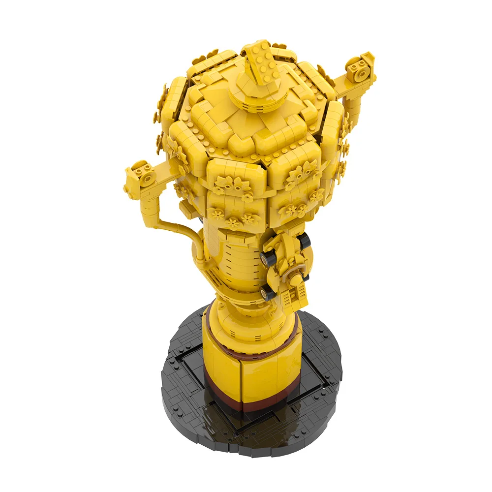 MOC Silverstone Trofeo Building Blocks Modello Fórmula Corse Silverstone Raceway Champions Trofeo Mattoni Assemblaggio Giocattoli Regali