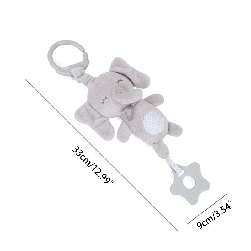 Hot selling children Rabbit Elephant Pendant Car Hanging Bed BB Called Baby Soothing Toys Cute Rattle for newborn toy