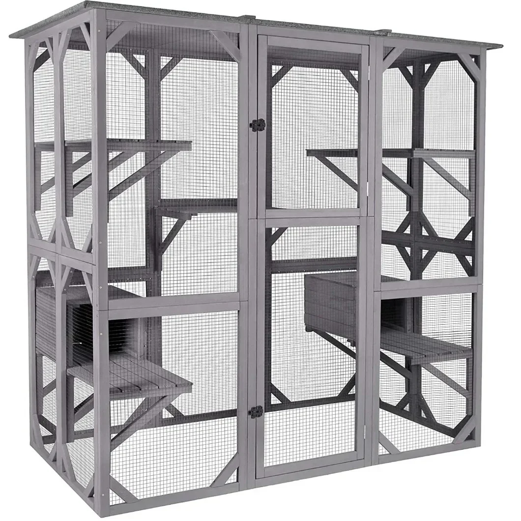 Super Large Free Space Luxury Cat Villa Breeding Cage Dog Pigeon Breeding Cage