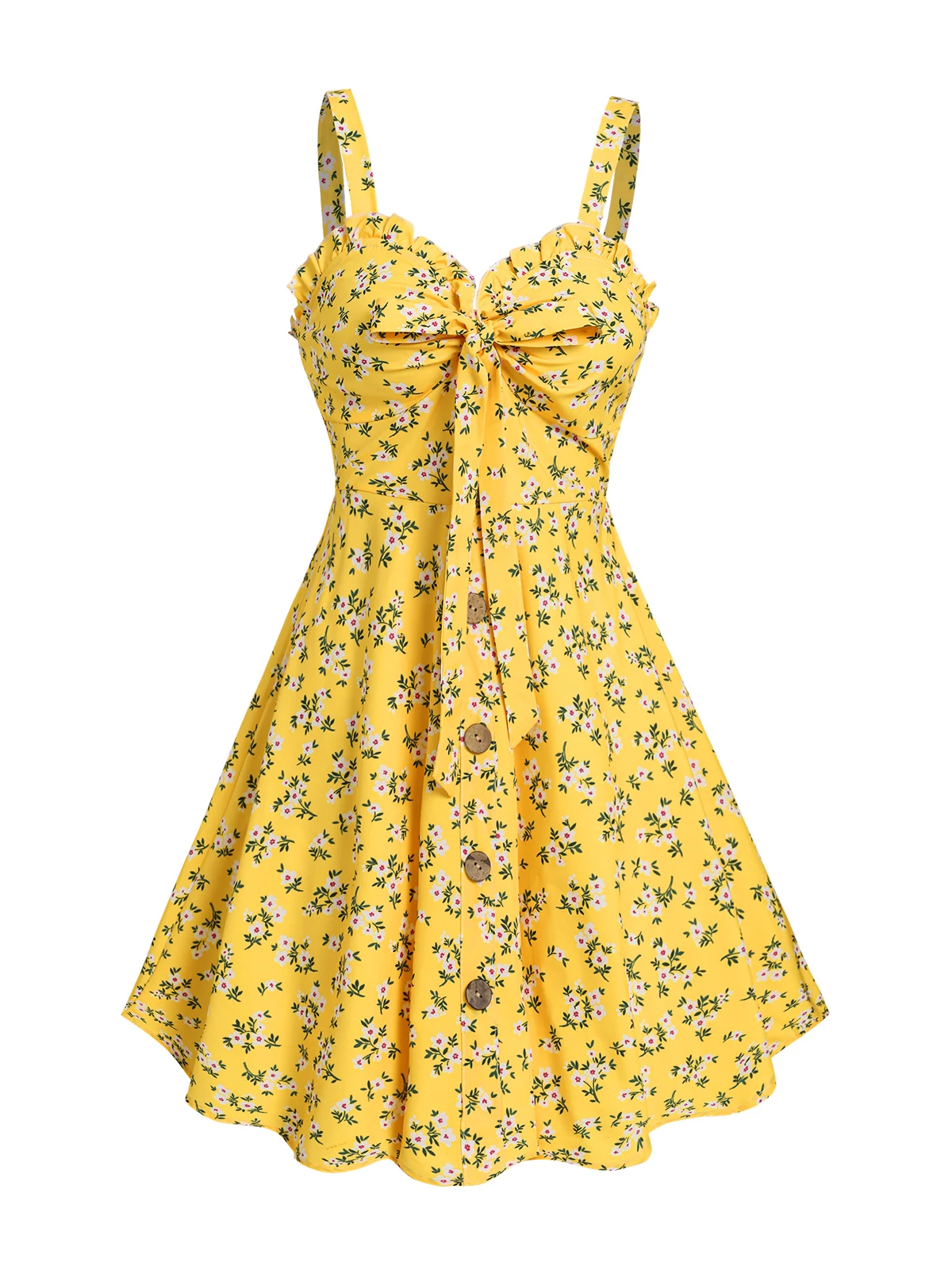 Dressfo Womens Sexy Mini Dresses Skull Animal Plant Print Buckle Strap Dress Lace Up Half Zipper Mini Dress Green Dress Sundress
