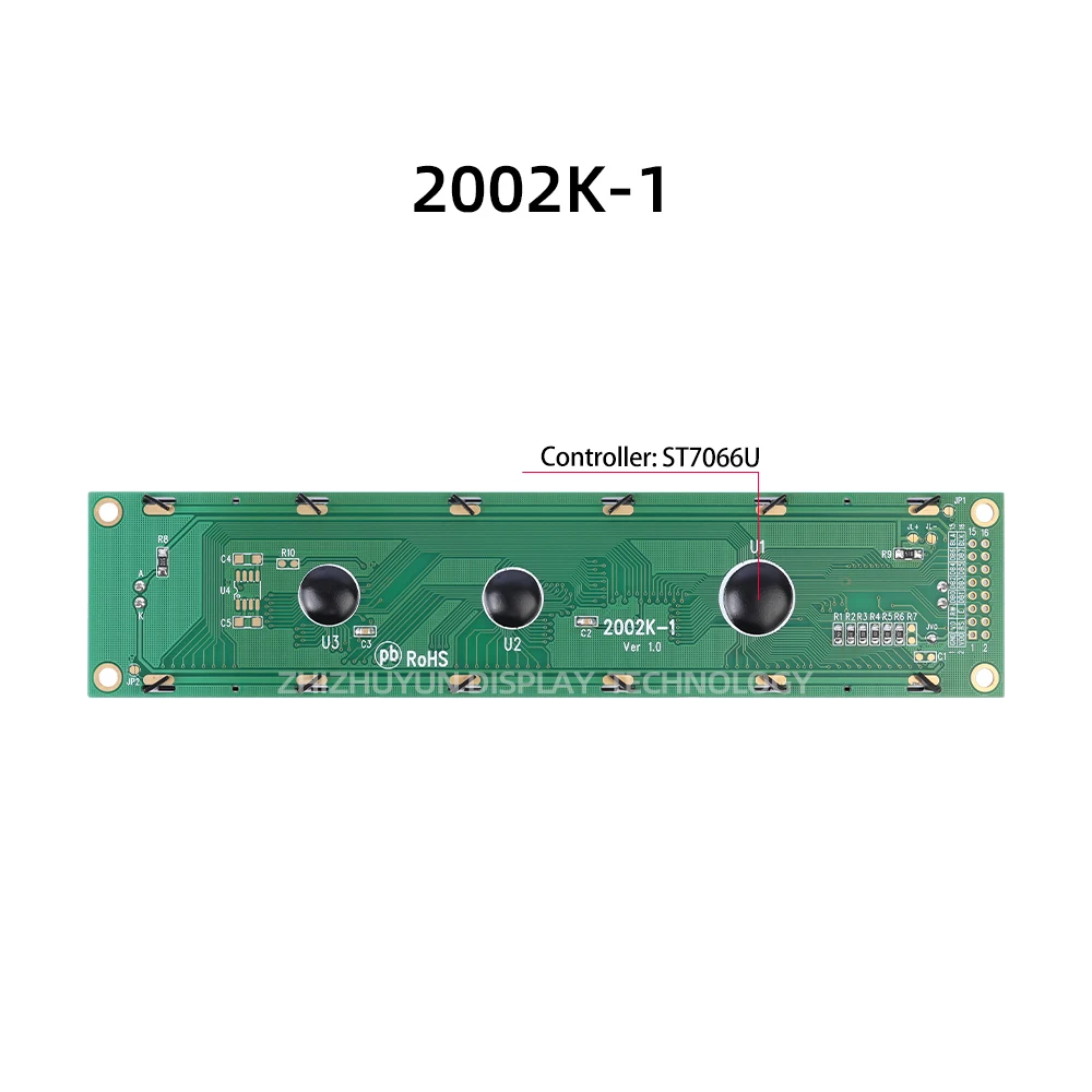 하이 퀄리티 LCD 디스플레이 화면, LED 백라이트 및 내장 LCD 모듈, WH2002L ZZY2002K-1 교체, 2002K-1