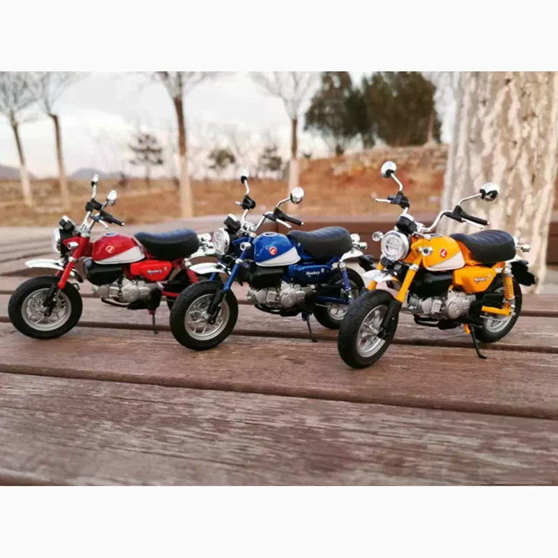 Diecast 1:12 Super Cub Alloy Scooter motorcycle Model Simulation Toy Desktop Collection Gift Static Display