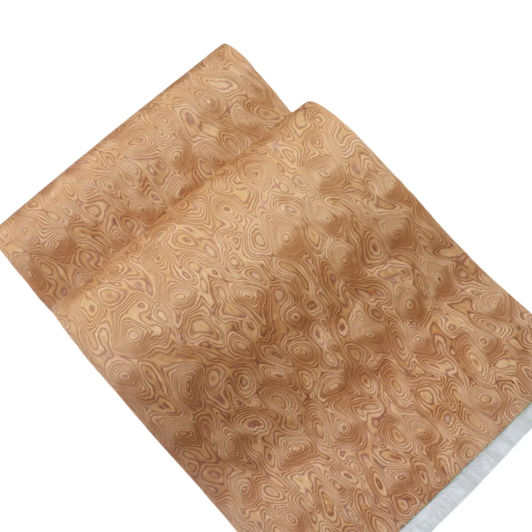 L:2.5m W:580mm T:0.25mm Cherry Burl Engineered Techwood Veneer Cabinet Door Wooden Door Floor Decoration Furniture Renovation