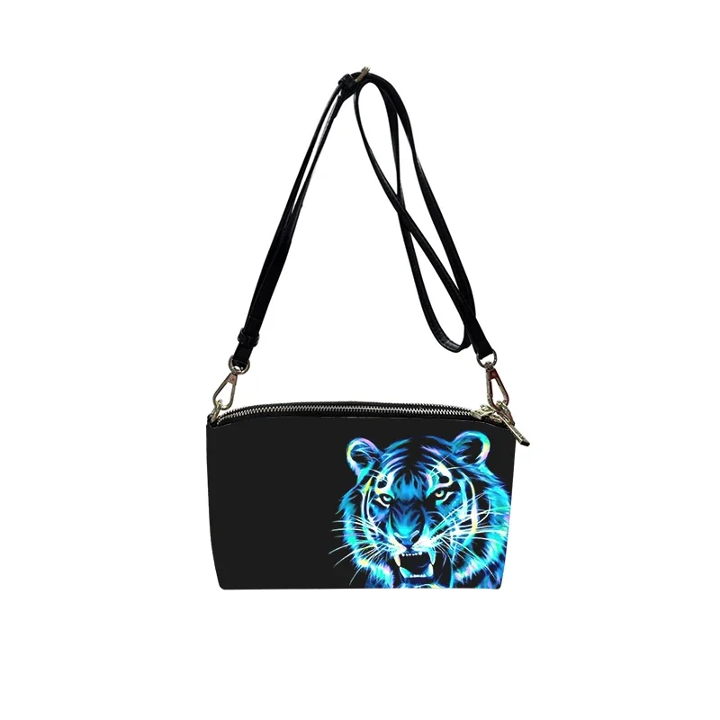 fiercely tiger PU Crossbody Bag 2023 New Women's Fashion Shoulder Bag Minimalist Small Square Bag for Women