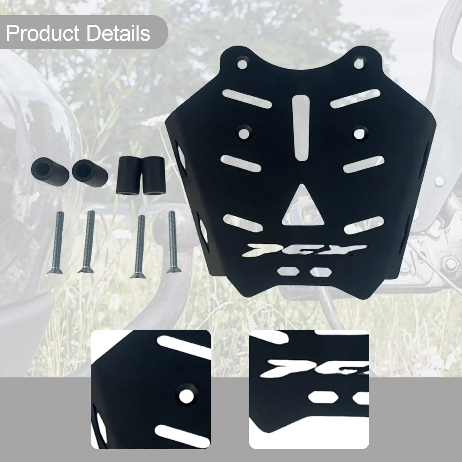 Portapacchi posteriore per moto Robusto supporto posteriore per accessori moto