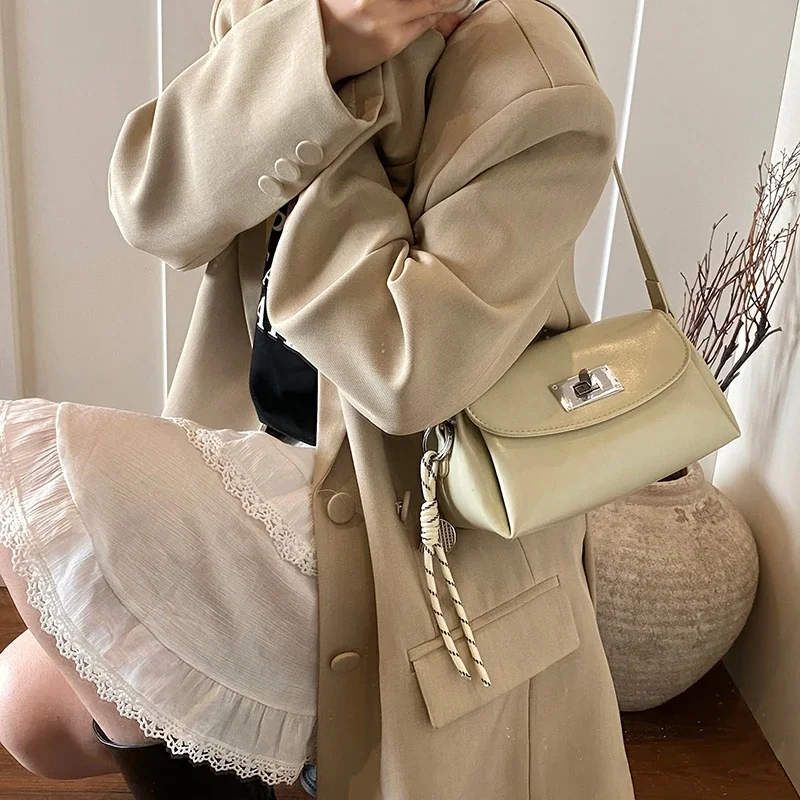 

Trendy Ladies Shoulder Bag Genuine Leather Crossbody Messenger Handbag Luxury Tote Bag Women Fashion Office Purse