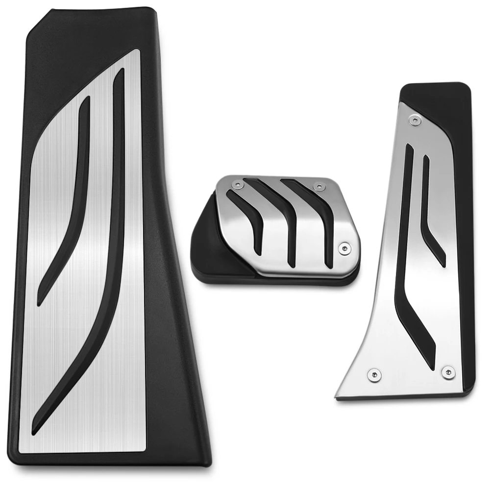 

LHD Car Pedals for BMW 5 6 7 Series E65 E67 E68 F01 F02 F10 F11 F07 F12 F13 LHD Gas Brake Clutch Rest Pedal Cover Accessories