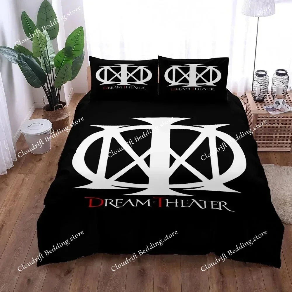 3D Print Dream Theater Icon Duvet Cover Set King Queen Double Full Twin Single Size Bed Fashion Polyester Bedding Set