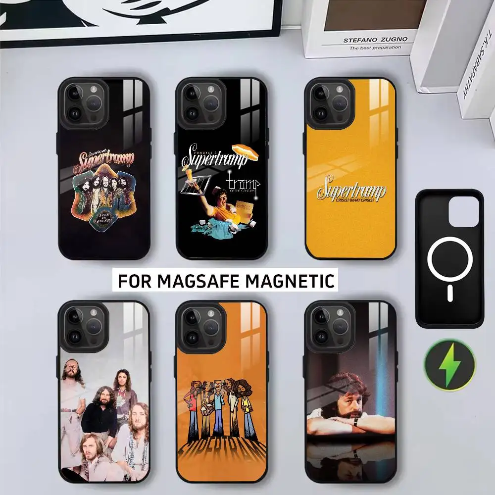 

S-Supertramp B-breakfast in A-america Phone Case For iPhone17,16,15,14,13,12,11 Plus,Pro Magnetic with Magsafe Wireless Charging