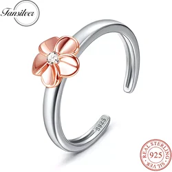 Fansilver S925 Sterling Silver Toe Rings 18K White Gold Plated Vintage Adjustable Toe Band Rings for Women Beach Foot Jewelry