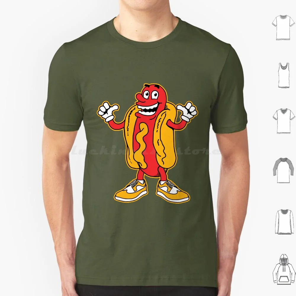 

Hotdog! T Shirt Men Women Kids 6xl Hotdog Summer Food Diner Grill Wingtips Cartoon Comic Sausage Summertime Fourth Of July