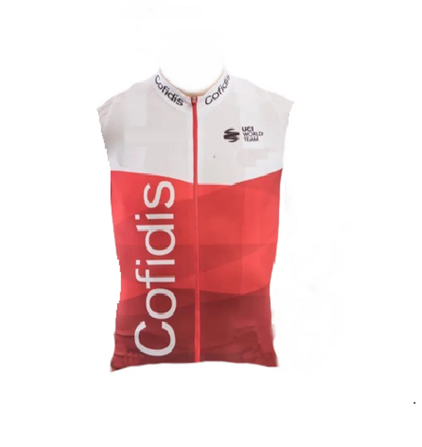 

2022 COFIDIS Team Summer Sleeveless Cycling Vest Mtb Clothing Bicycle Maillot Ciclismo Bike Clothes