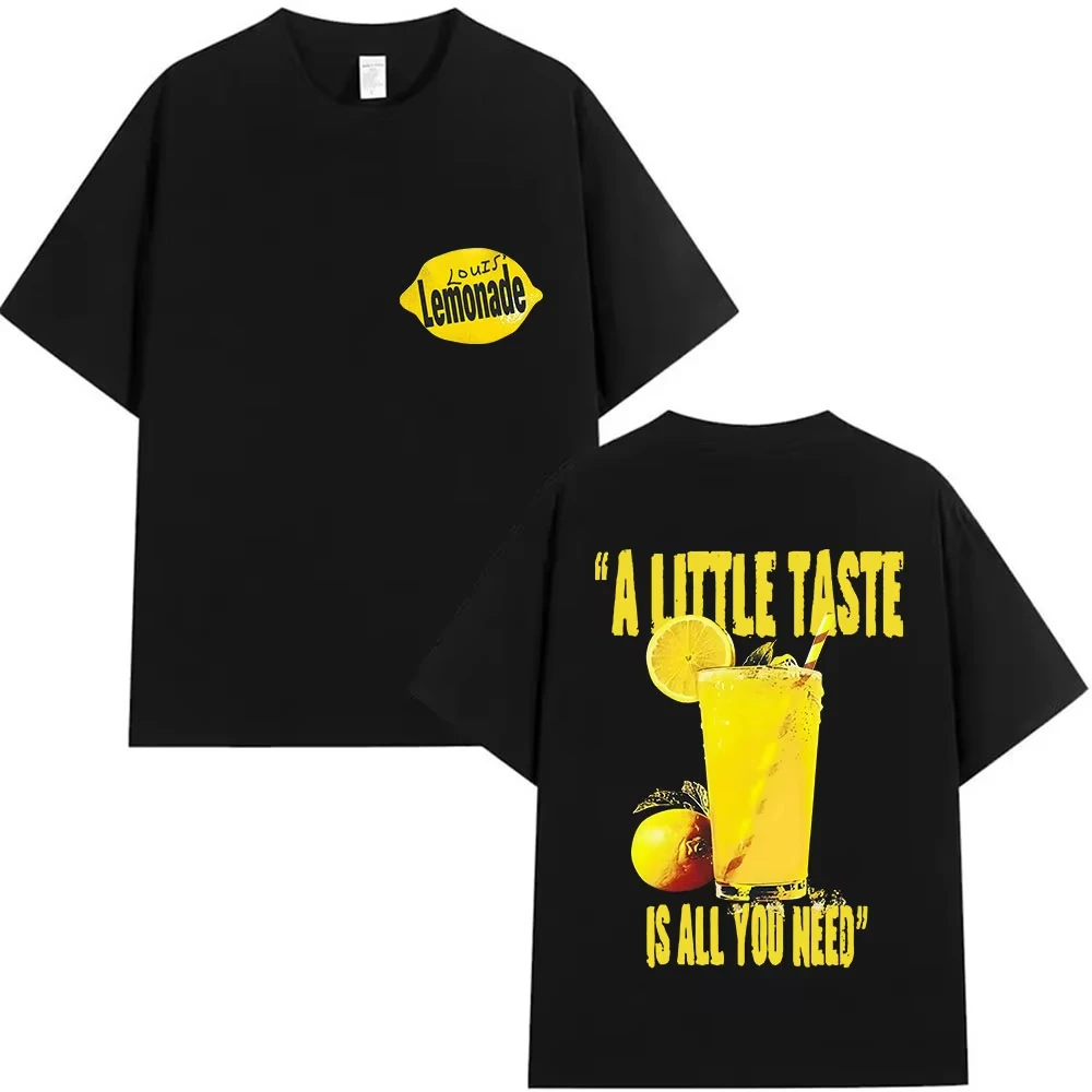 Camisetas con estampado de Louis Tomlinson Lemonade A Little Taste Is All You Need, nuevo álbum 2026, camiseta de algodón a la moda para hombres y mujeres